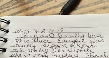 Guest feedback